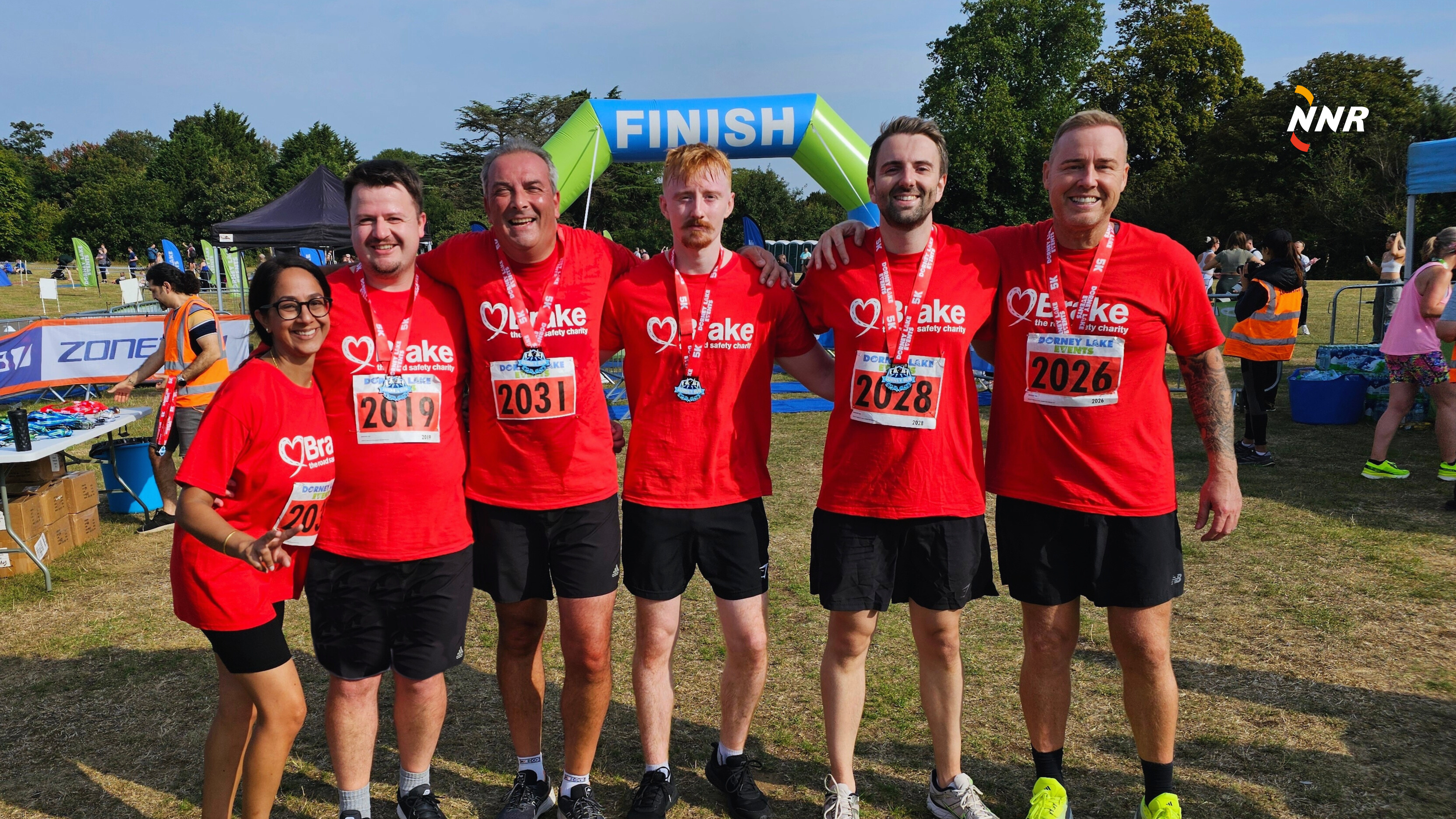 NNR UK Team raise funds for Brake in Dorney Lake 5k Run